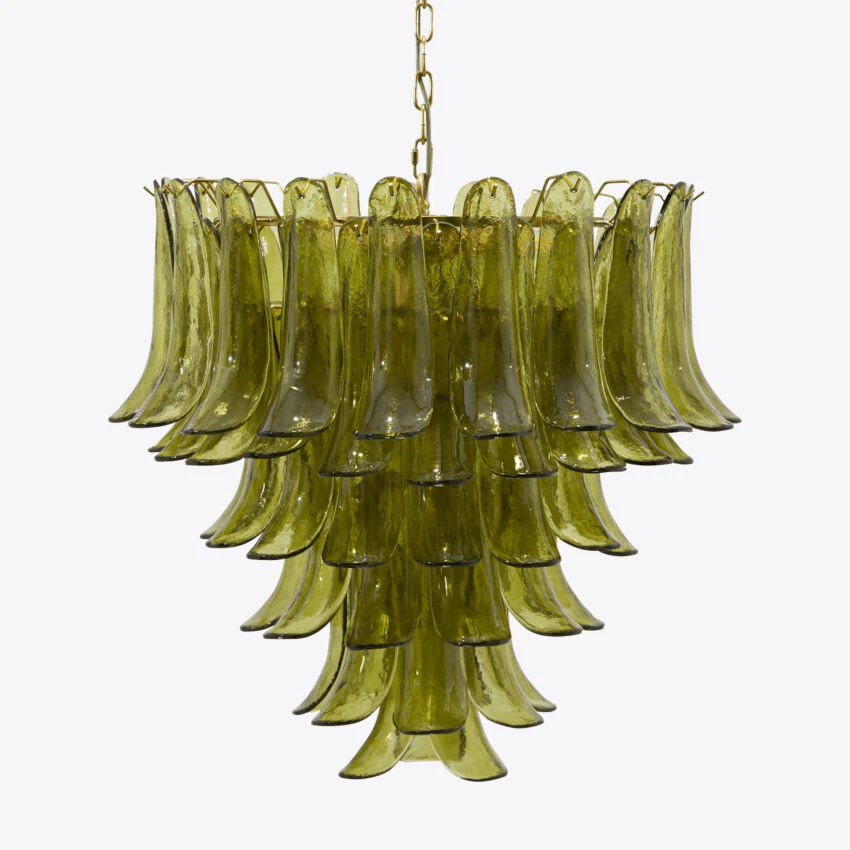 green-petalo-chandelier-anzaz-Gold & Green-1
