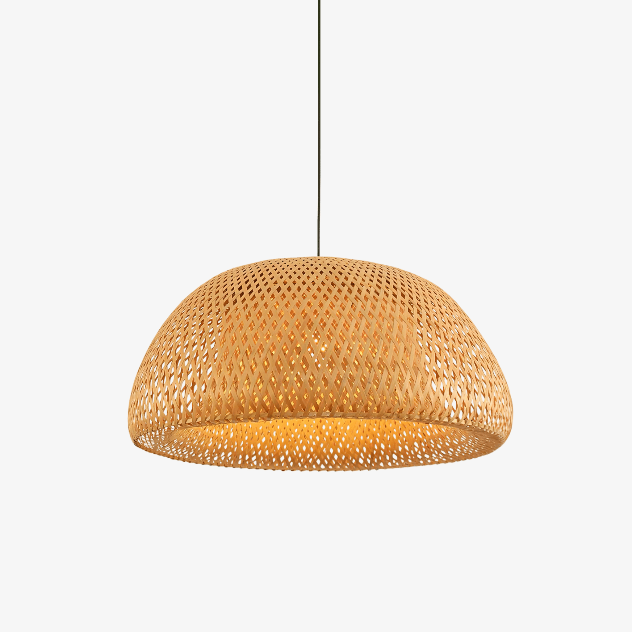 zenith-bamboo-pendant-light-anzaz-Chrome & Natural rattan-1