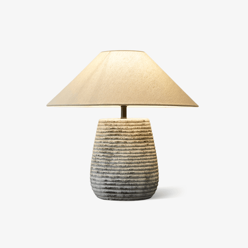 callisto-ribbed-ceramic-table-lamp-anzaz-Grey & Beige-1