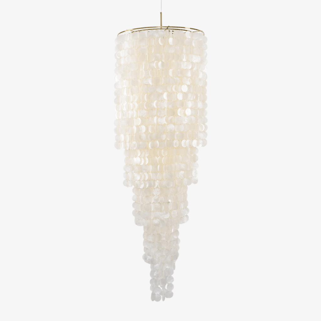 nerida-shell-chandelier-anzaz-Gold & White-1