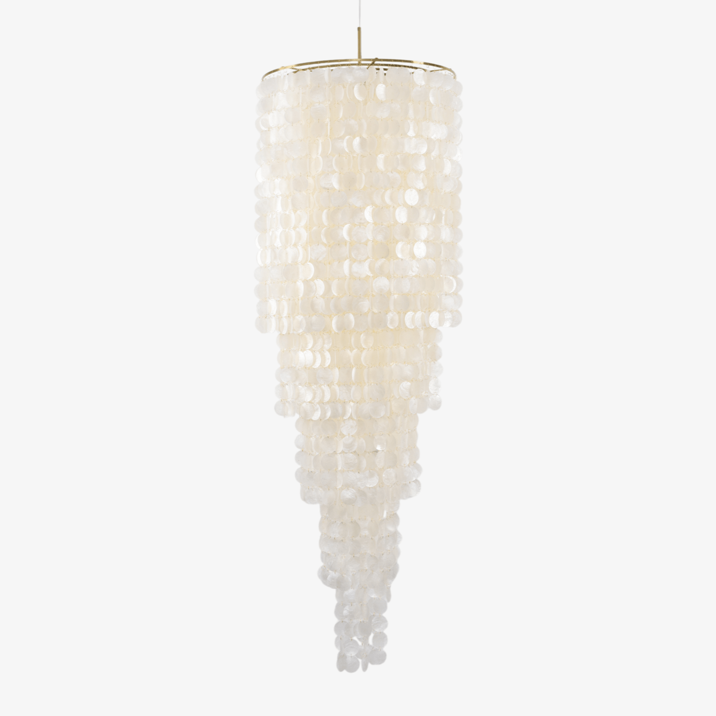 nerida-shell-chandelier-anzaz-Gold & White-1
