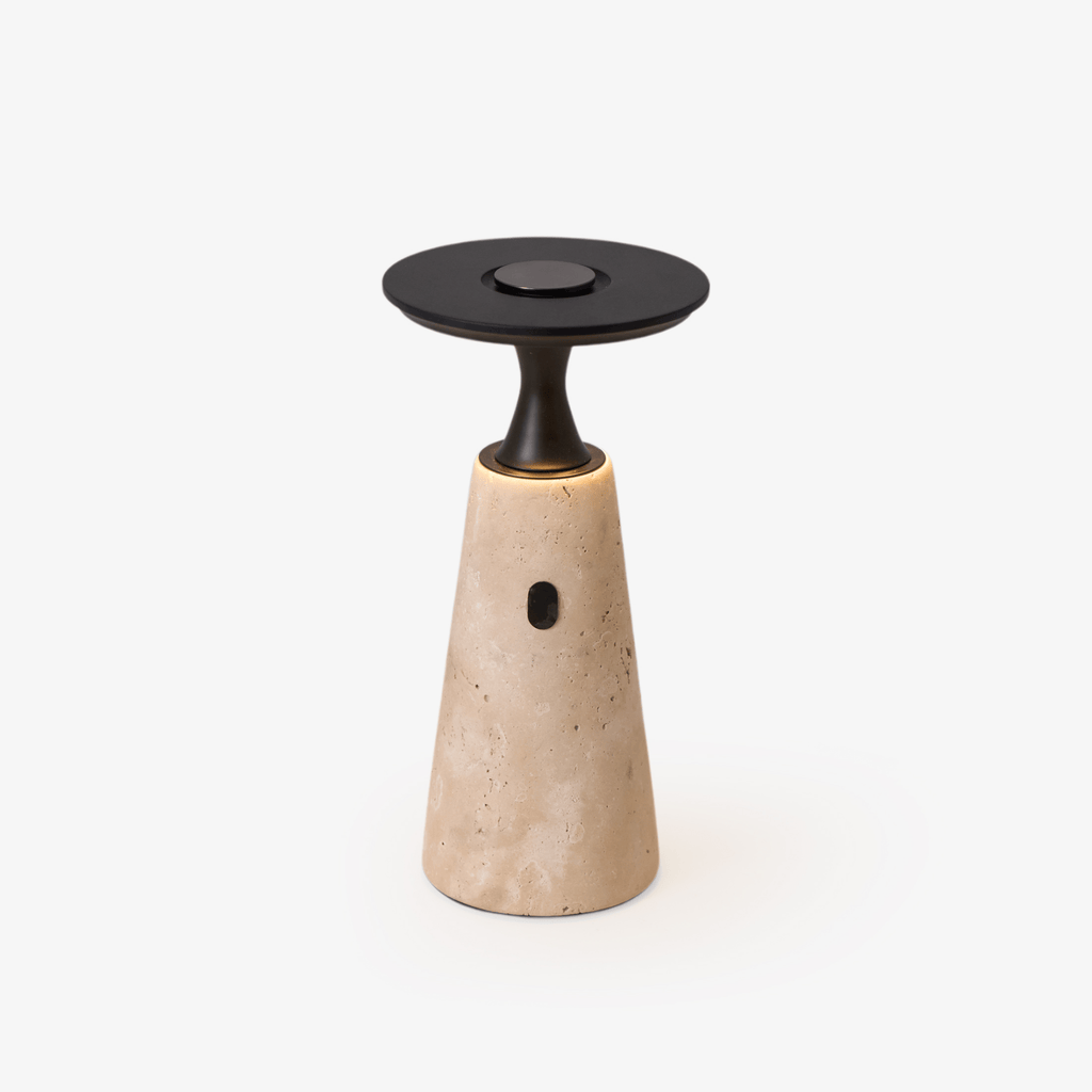 terrava-rechargeable-table-lamp-anzaz-Yellow Travertine & Black-1
