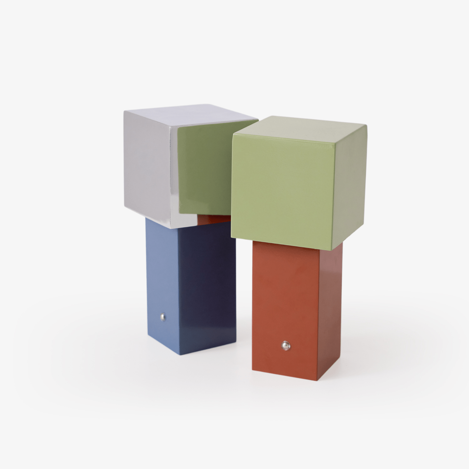 cubic-accent-portable-table-lamp-anzaz-Blue & Chrome-1