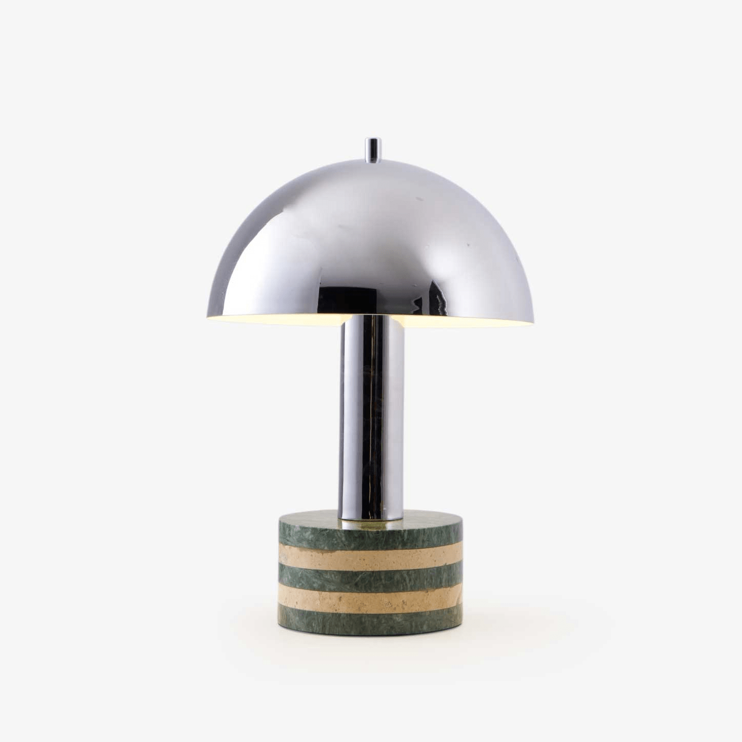 luno-chrome-table-lamp-anzaz-Grey & Beige-1