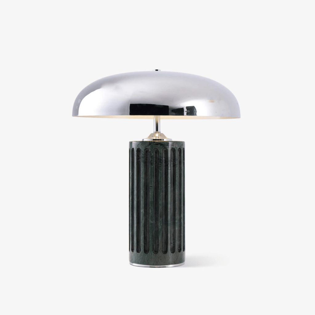 aurelio-dome-table-lamp-anzaz-White & Chrome-1