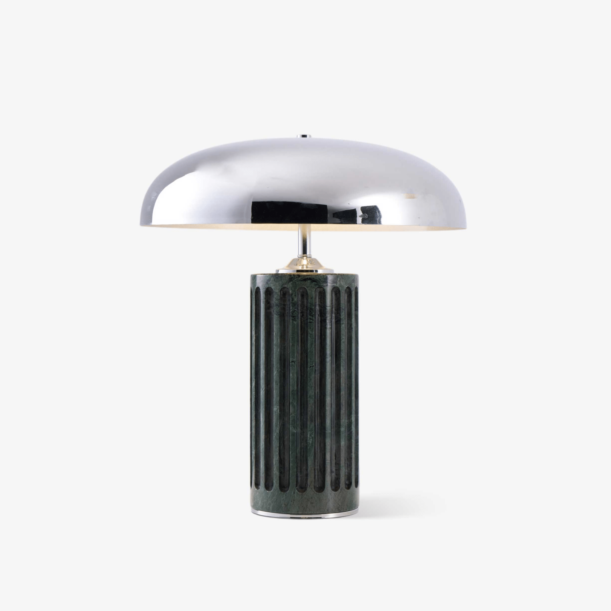 aurelio-dome-table-lamp-anzaz-White & Chrome-1
