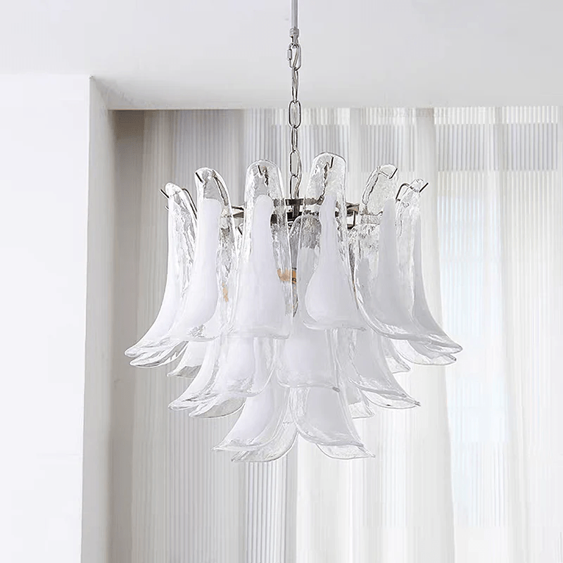 murano-transparent-glass-petals-chandelier-anzaz-Red Cloud-25