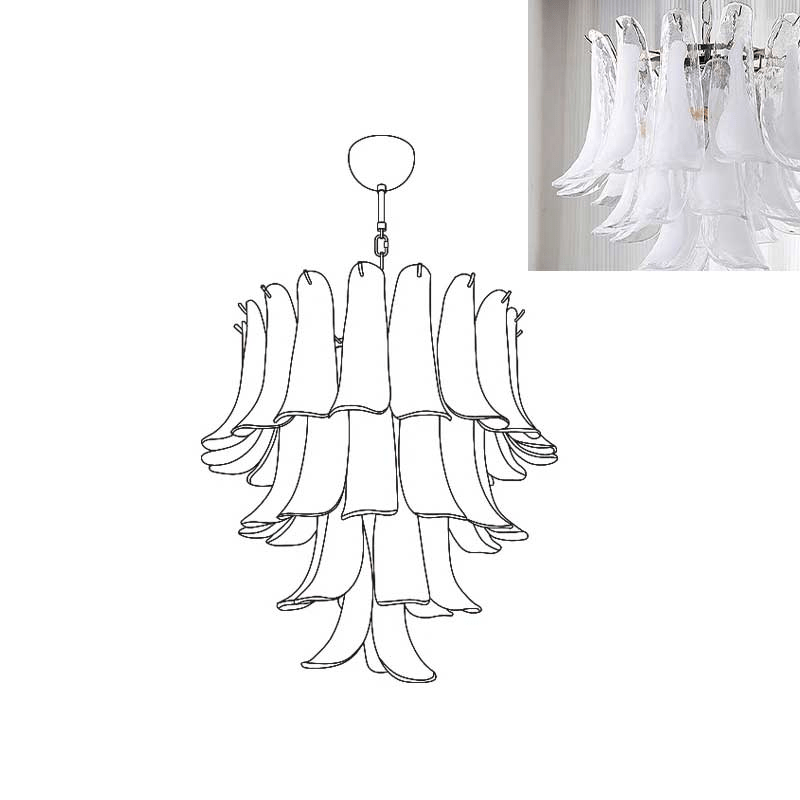 murano-transparent-glass-petals-chandelier-anzaz--129
