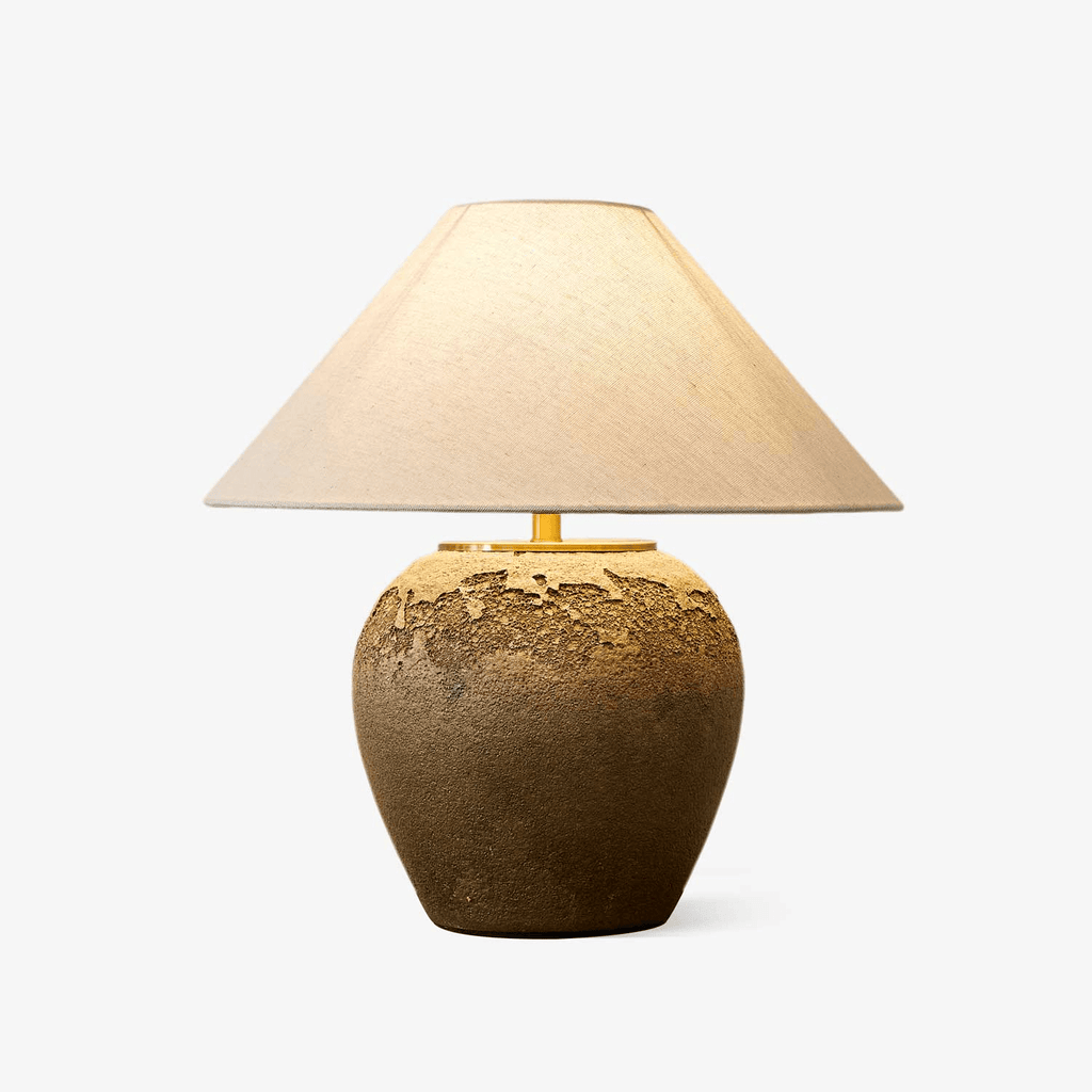 stoneveil-table-lamp-anzaz-Terracotta color-1