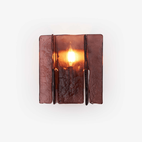 blason-wall-light-anzaz-Gold & Wine red-1