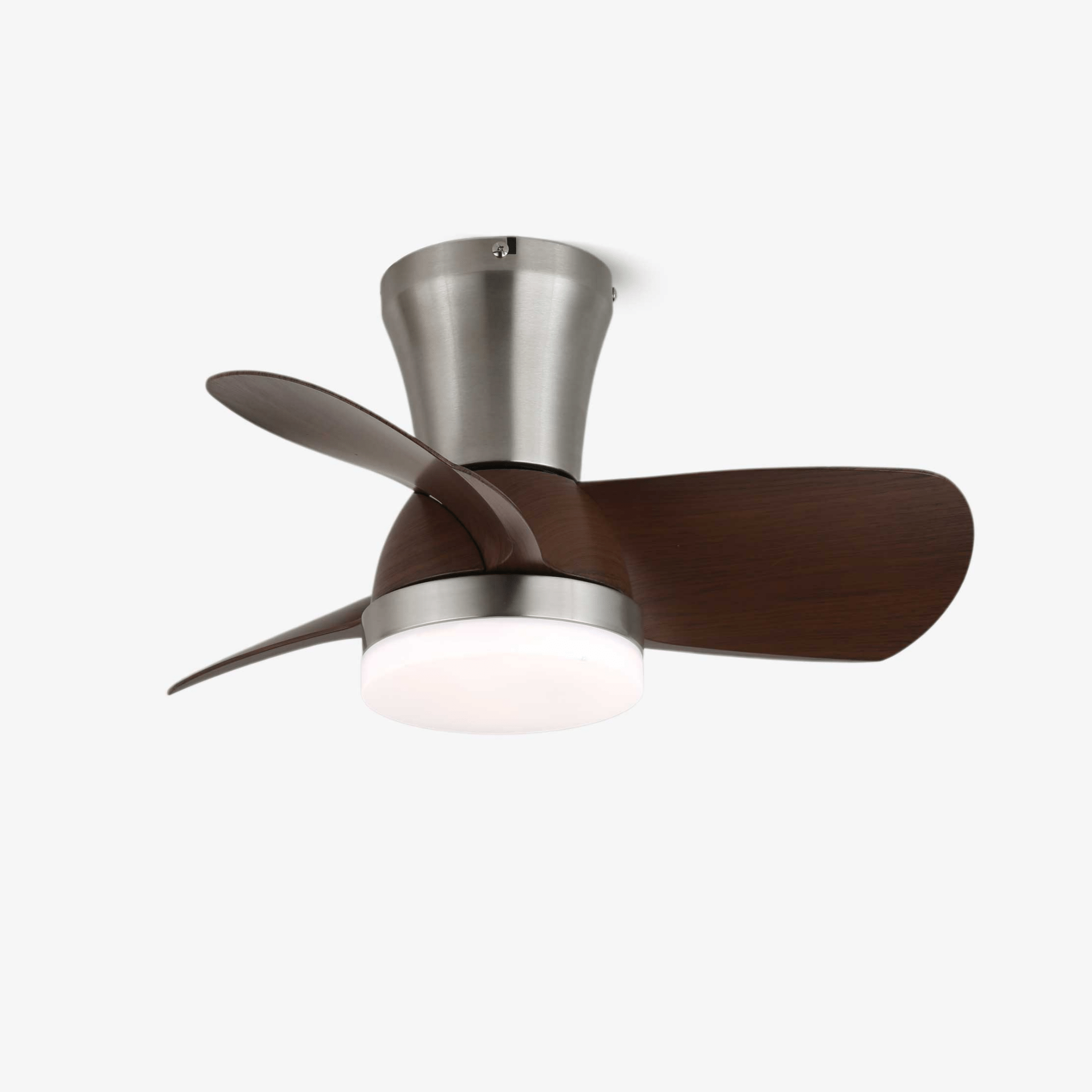 aero-echo-ceiling-fan-light-anzaz-Walnut Wood & Nickel-1