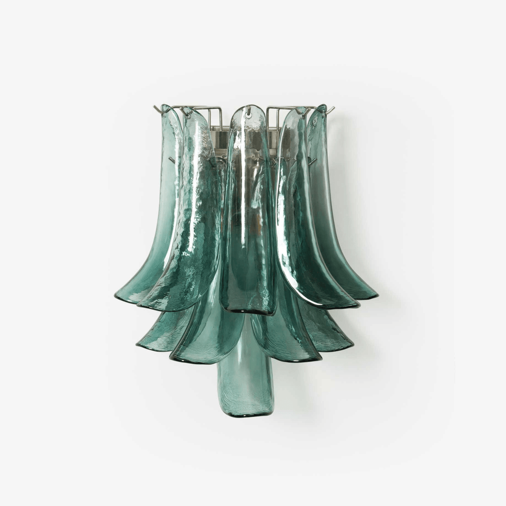petalo-glass-wall-light-anzaz-White & Chrome-1