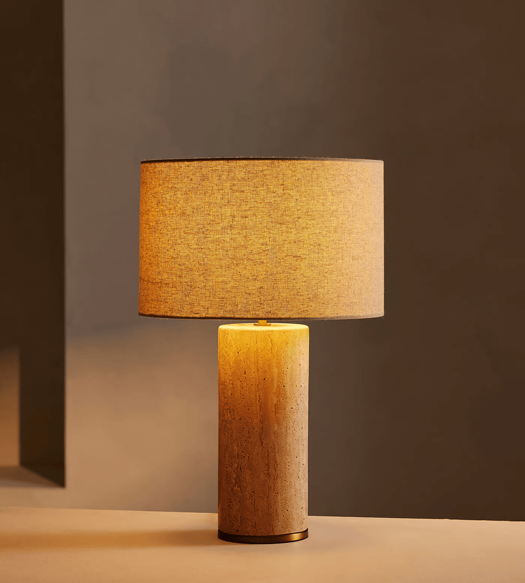 aria-stone-table-lamp-anzaz-Yellow Travertine & Beige-3
