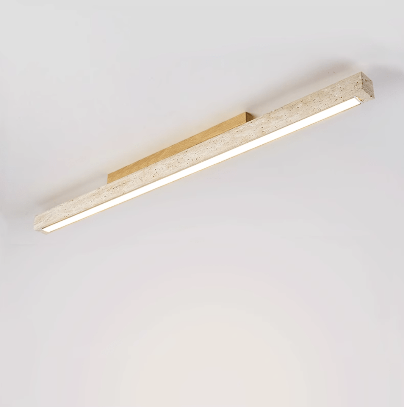 travertine-column-ceiling-light-anzaz-Dark walnut & Yellow Travertine-6