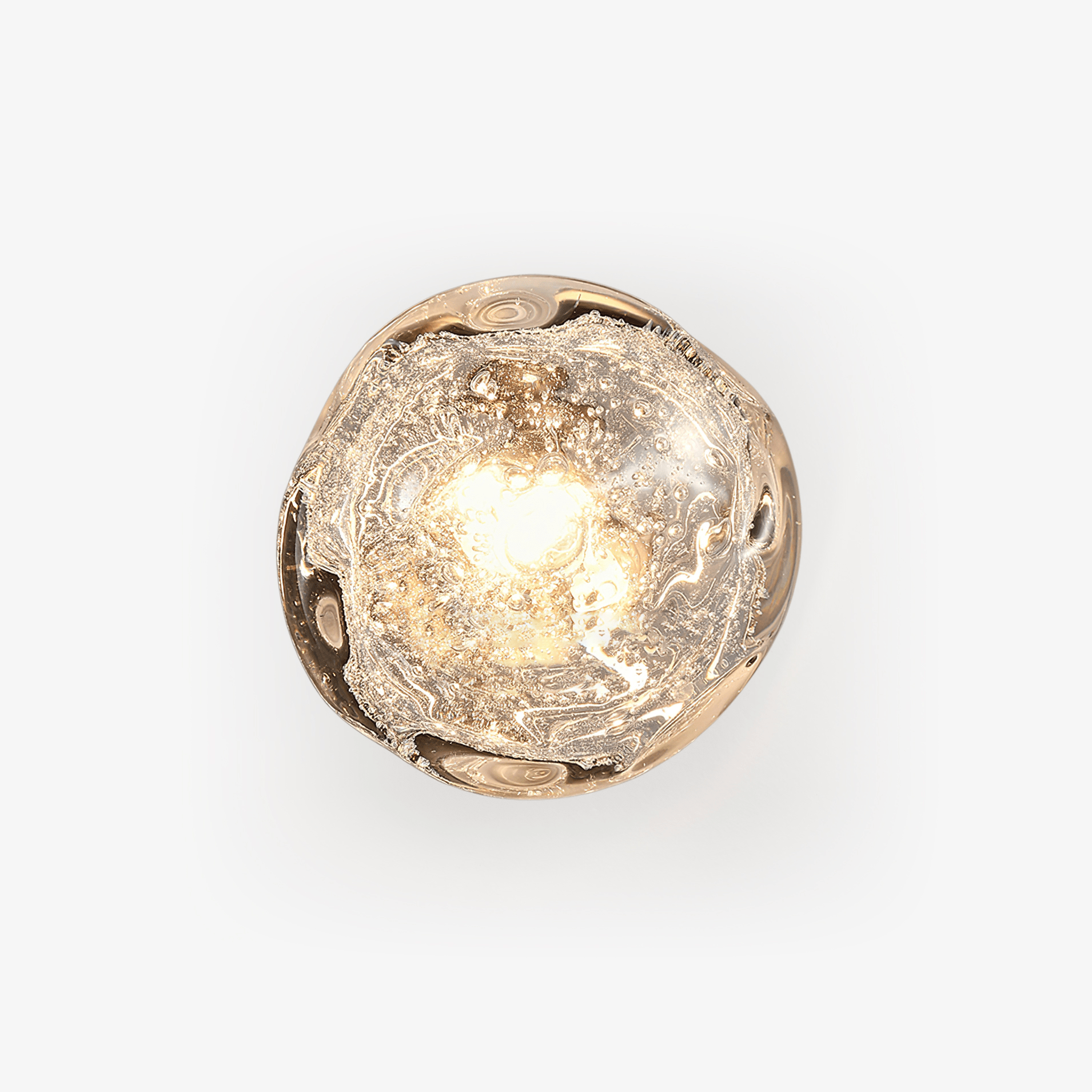 orrin-molten-glass-wall-light-anzaz-Clear & Brushed bronze-1