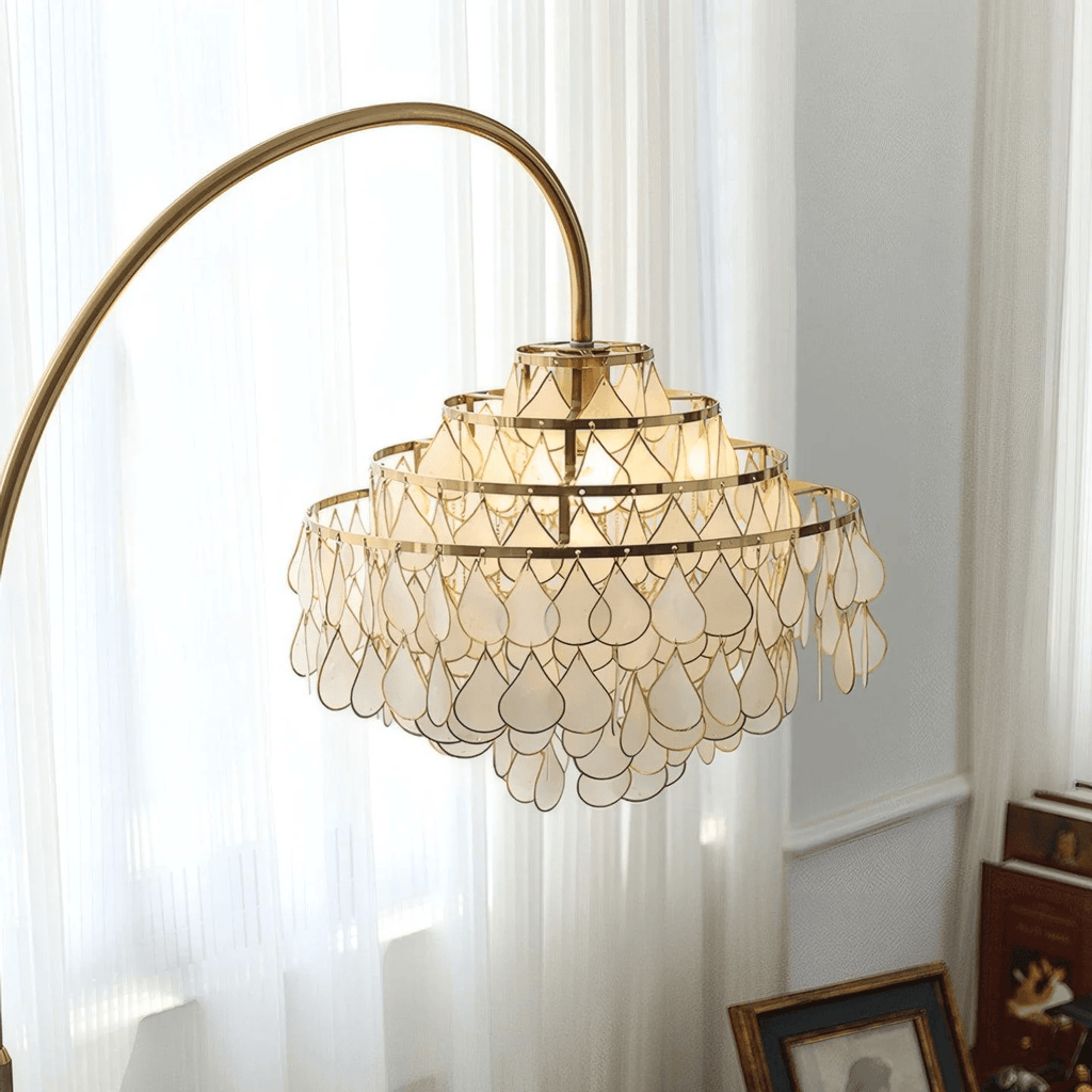 shells-floor-lamp-anzaz-White & Gold-7