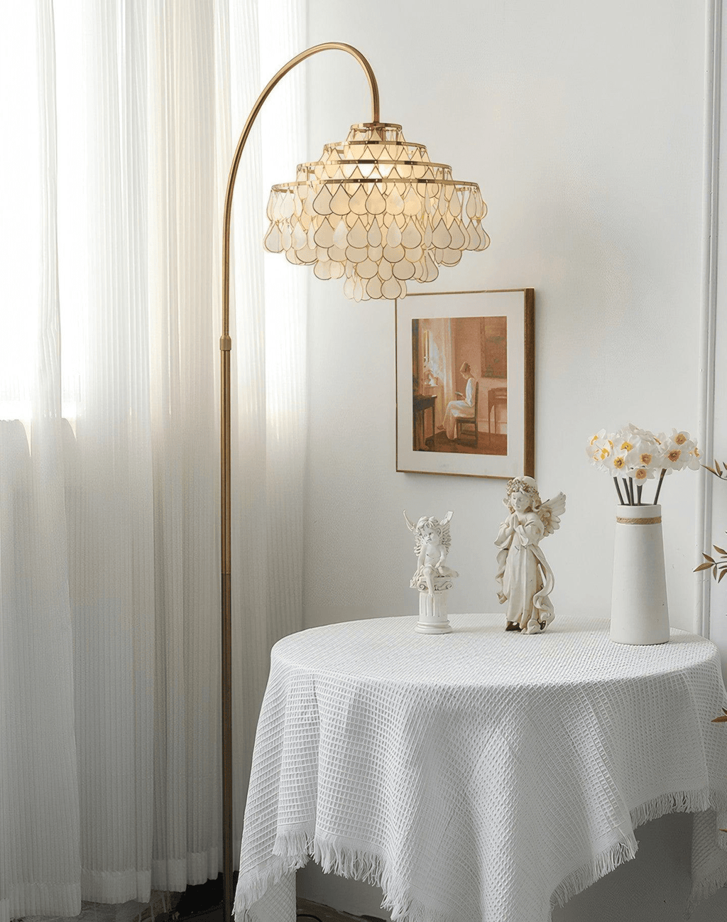 shells-floor-lamp-anzaz-White & Gold-3
