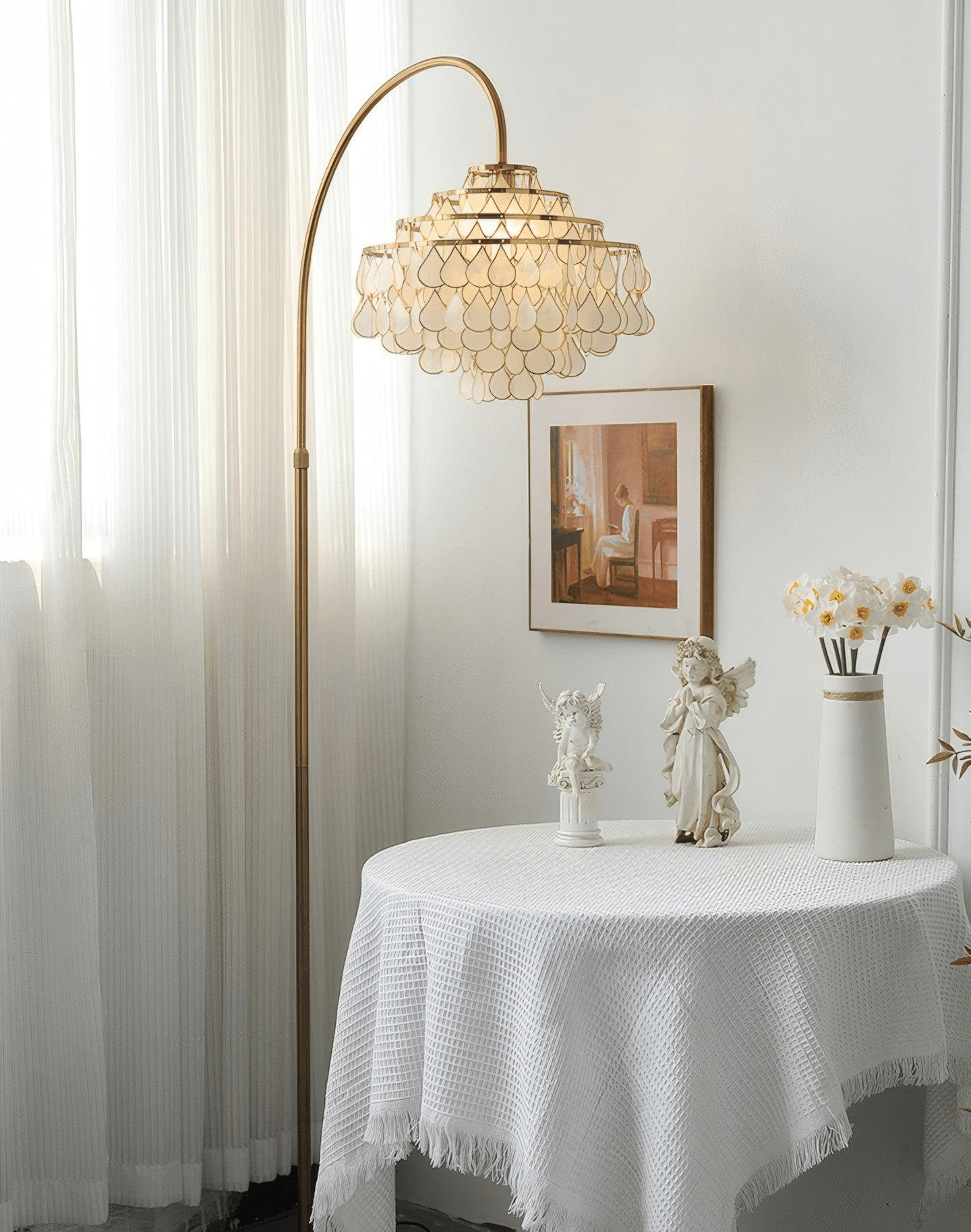 shells-floor-lamp-anzaz-White & Gold-3