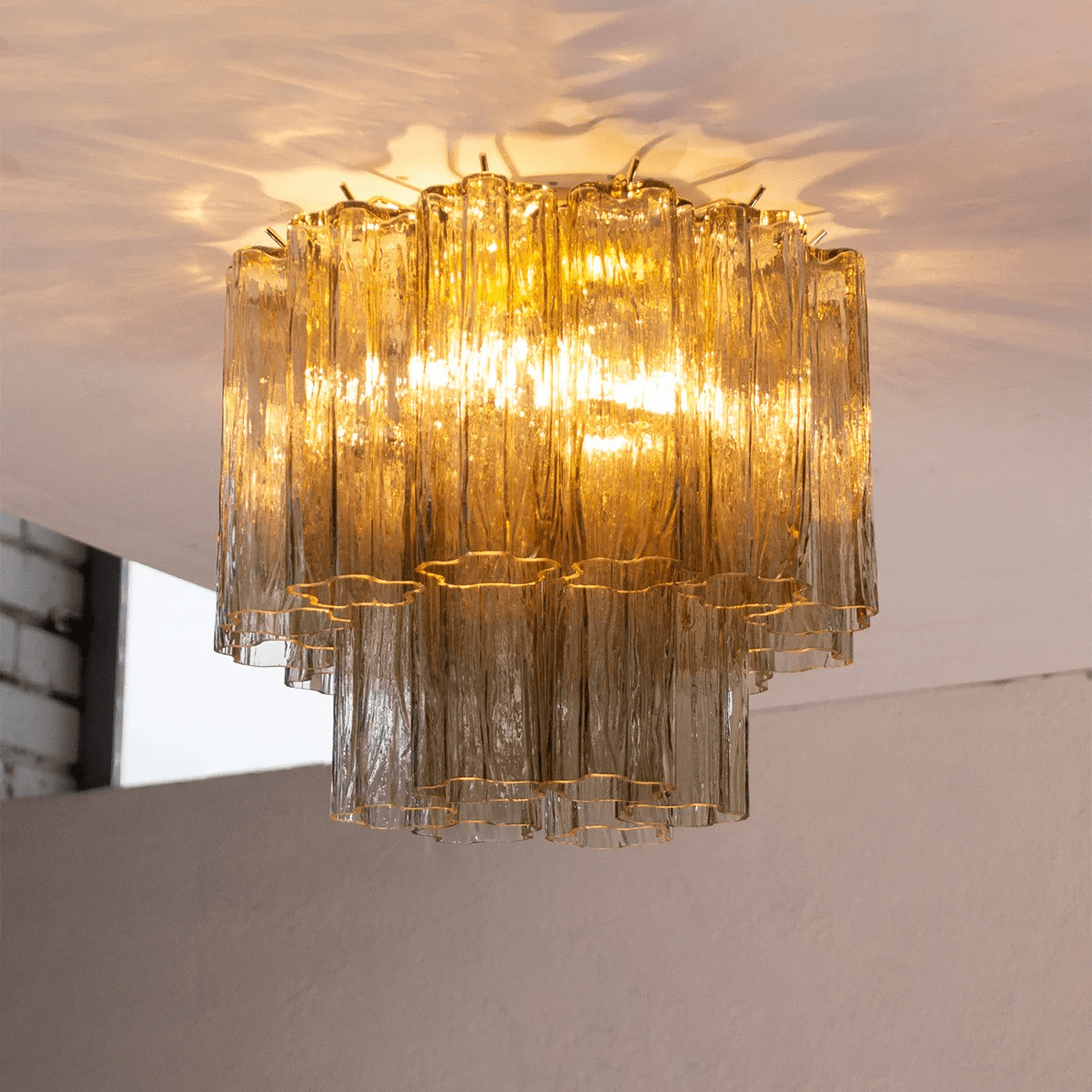 murano-tubes-ceiling-lamp-anzaz-White & Gold-2