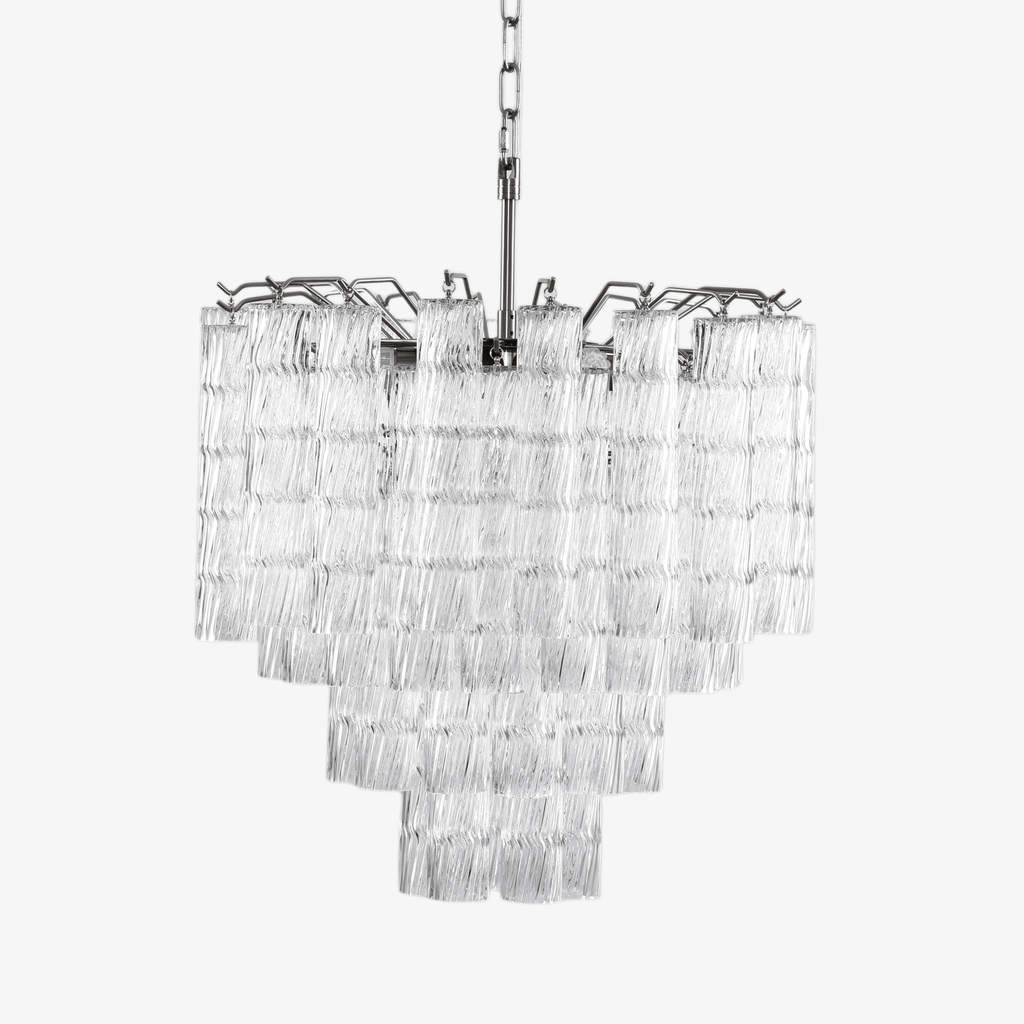 vetrina-murano-glass-chandelier-anzaz-Clear & Nickel-1