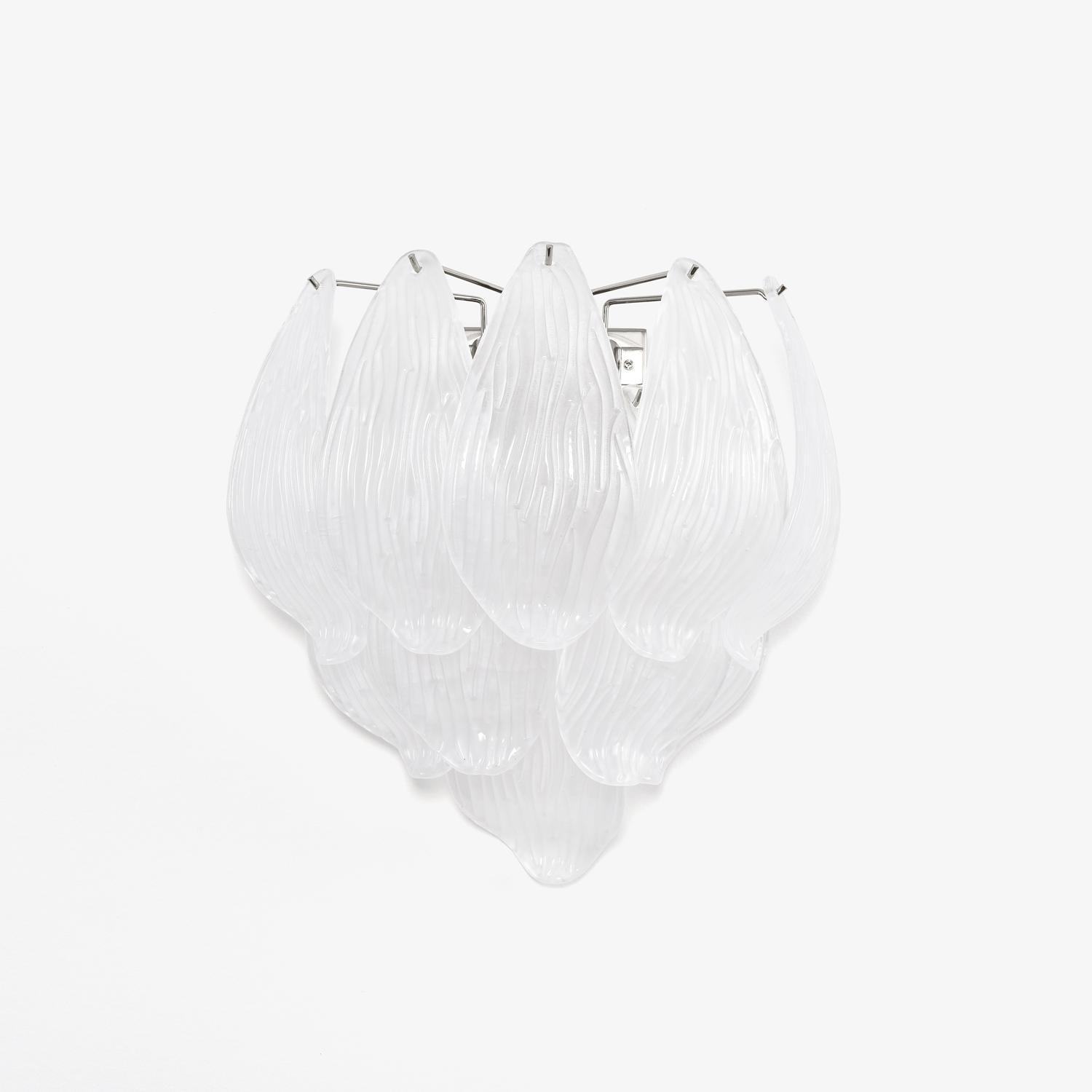 tuliva-murano-wall-lamp-anzaz-Nickel & White-1