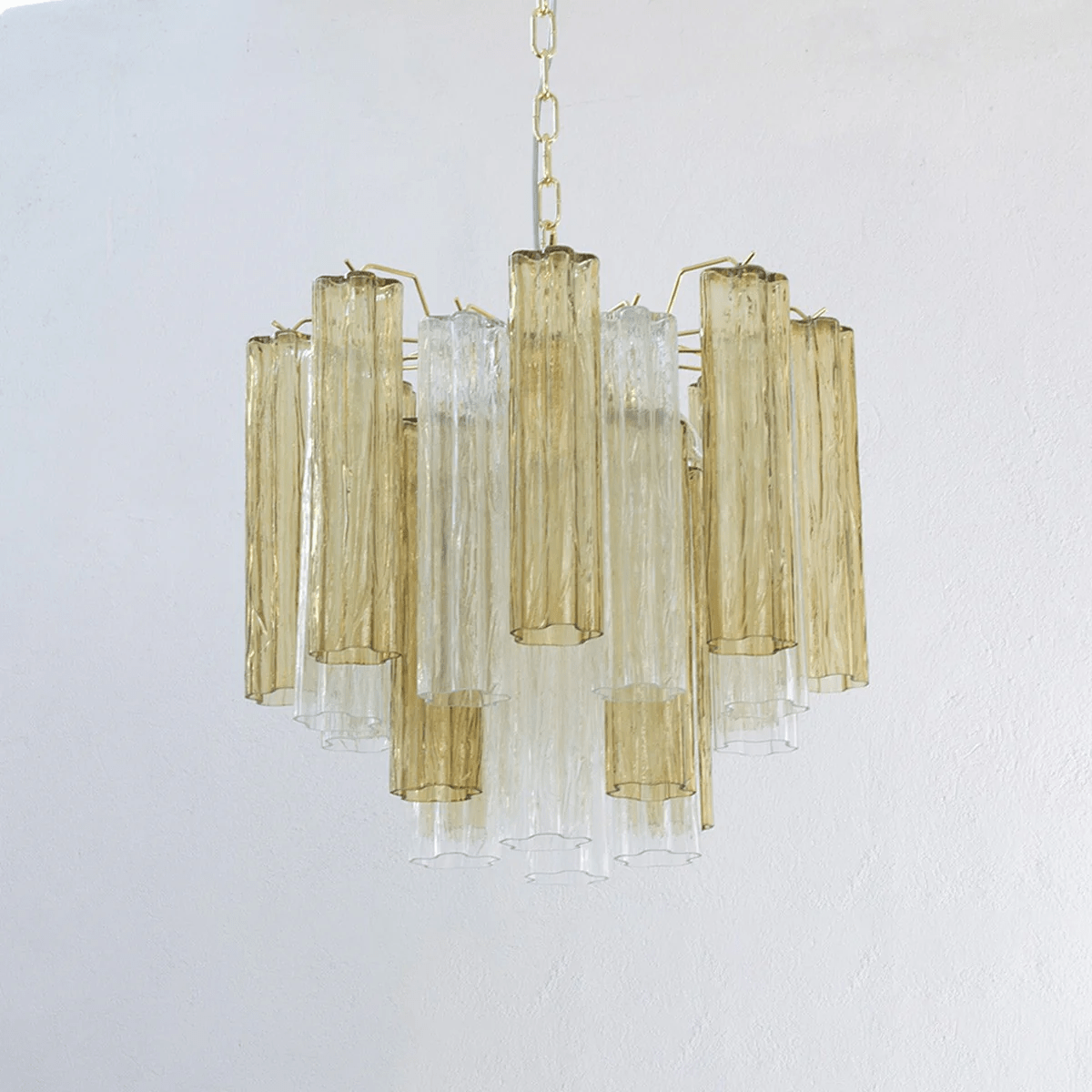 murano-tubes-chandelier-anzaz-Clear & Amber & Pink-23