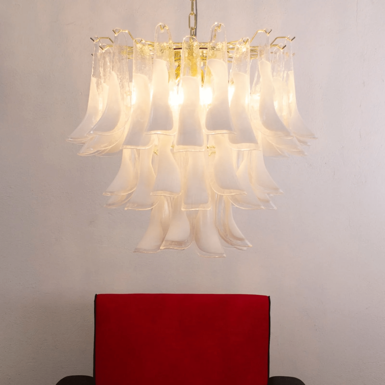 xiravo-murano-chandelier-anzaz-Nickel & White Cloud-2