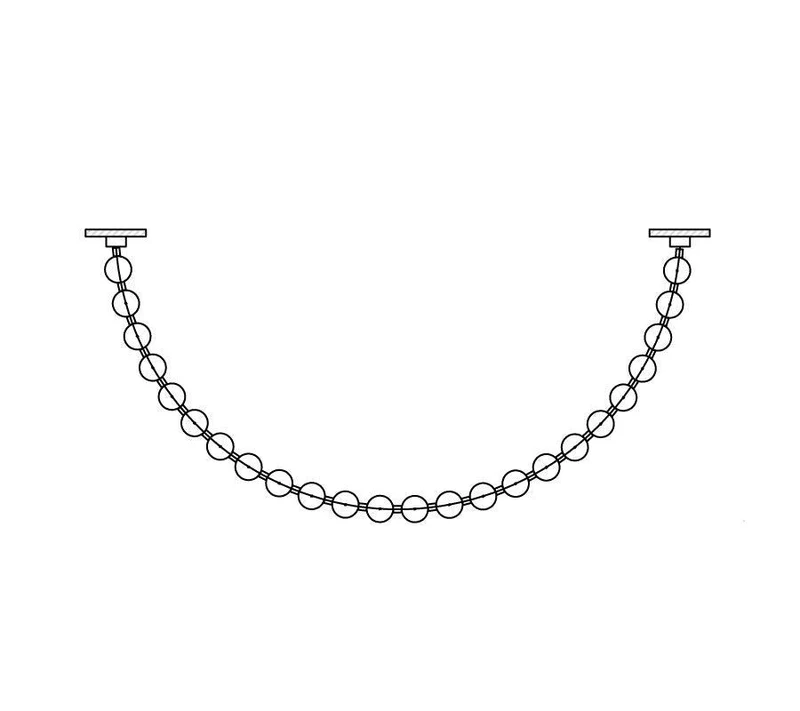 pearl-necklace-balls-chandelier-anzaz-Gold & White-42