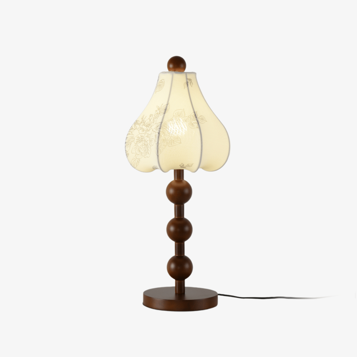 roselle-bloom-table-lamp-anzaz-Walnut Wood & White-1