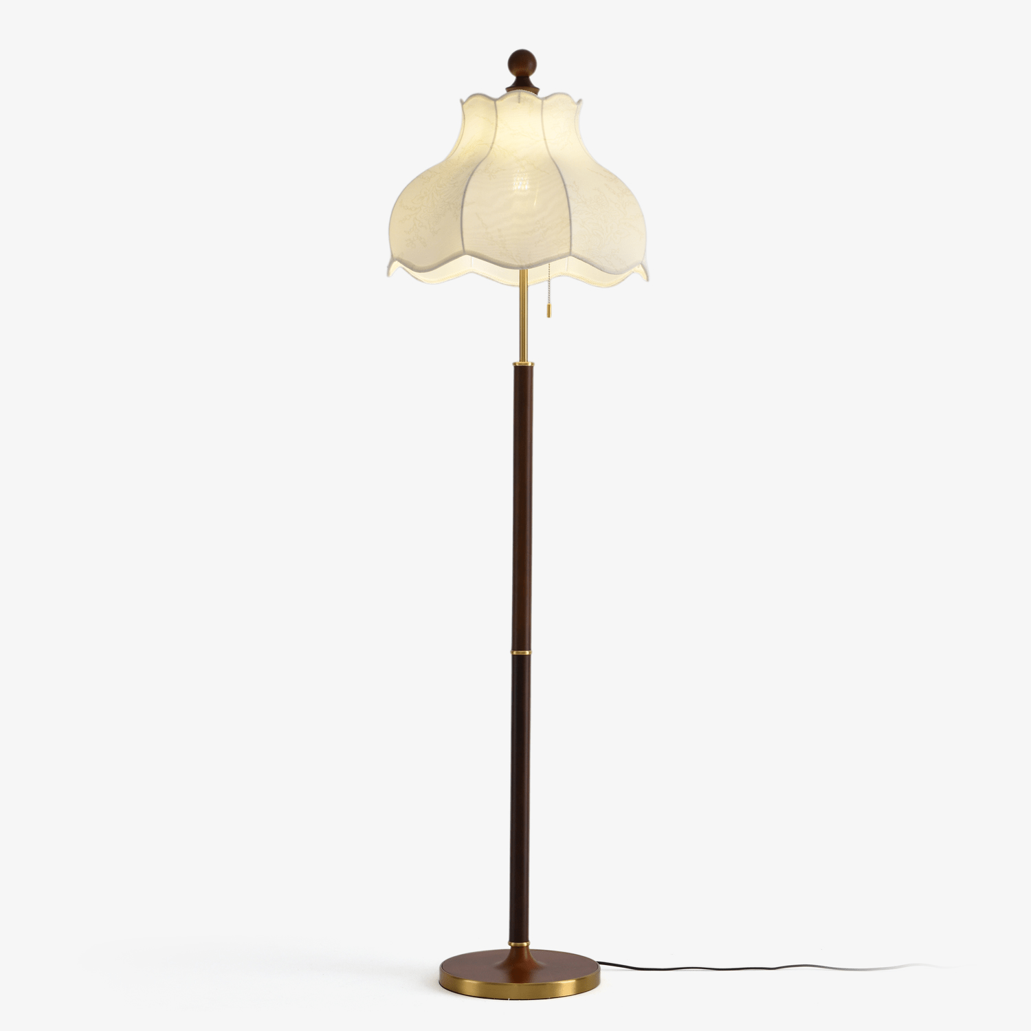 roselle-bloom-floor-lamp-anzaz-Walnut Wood & White-1