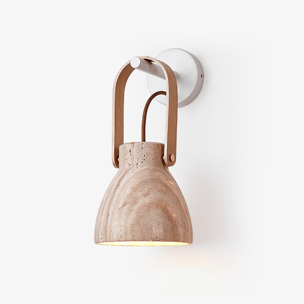 lanta-arc-stone-sconce-anzaz-Wood color & Yellow Travertine-1