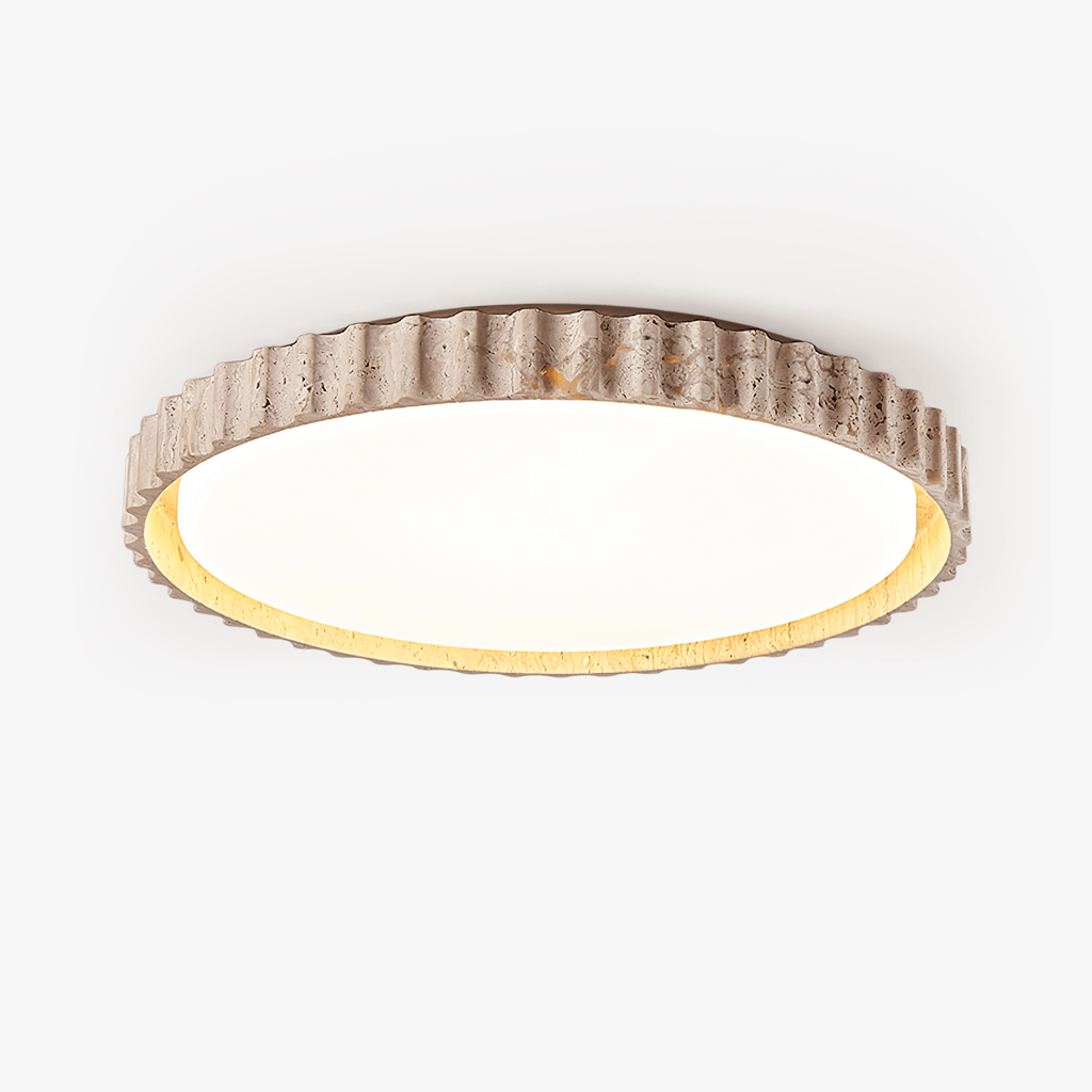 riva-stone-ceiling-light-anzaz-Wood Color & Yellow Travertine-1