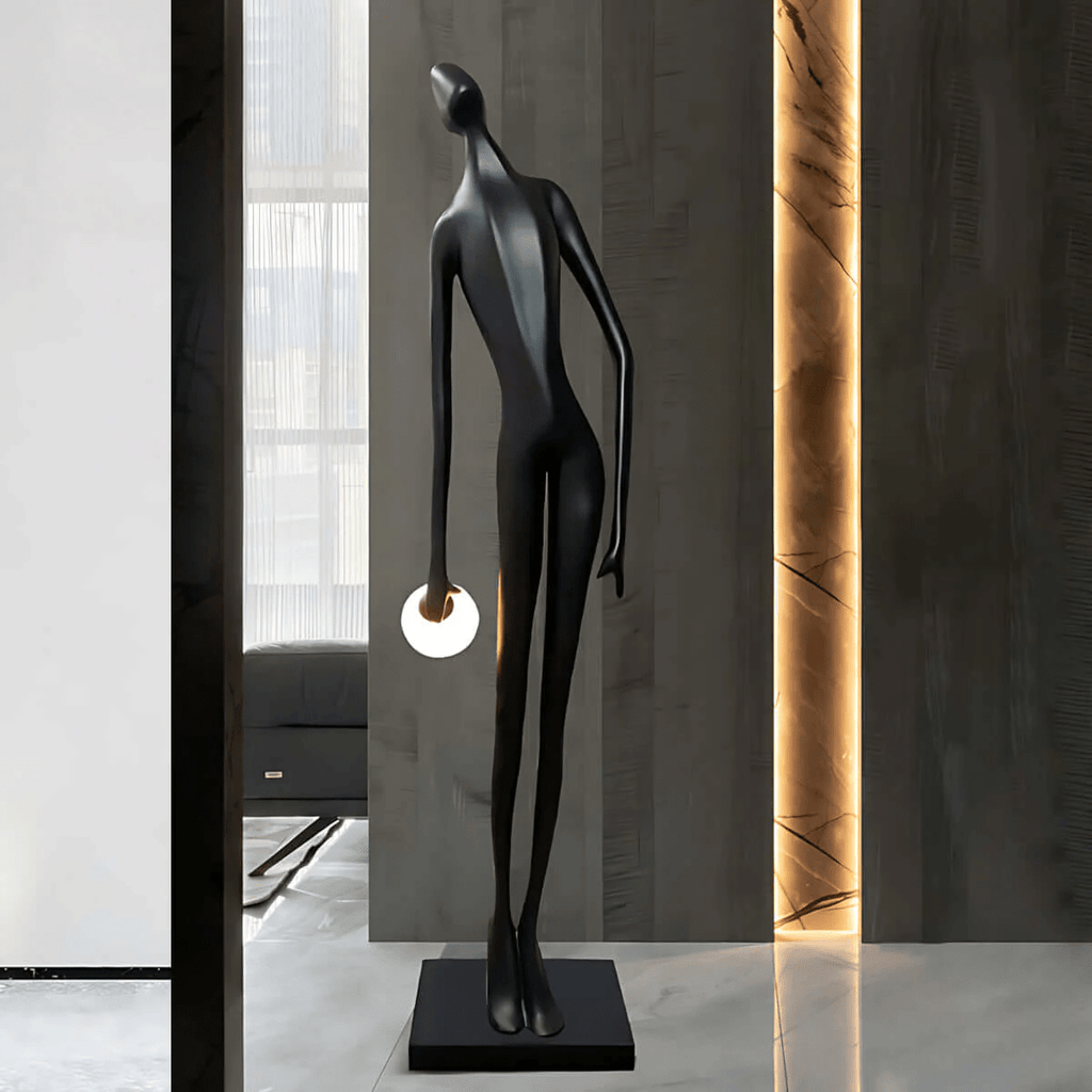 noir-muse-sculpture-floor-lamp-anzaz-Black & White-3