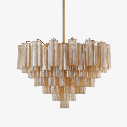 addis-murano-chandelier-anzaz-Gold & White-1