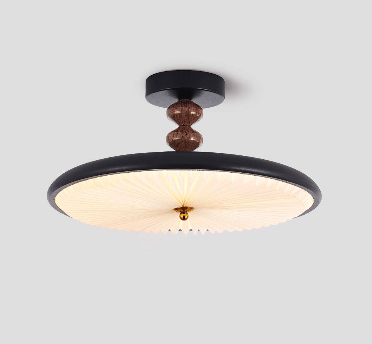 aurelia-disc-ceiling-light-anzaz-Walnut wood color & White-5