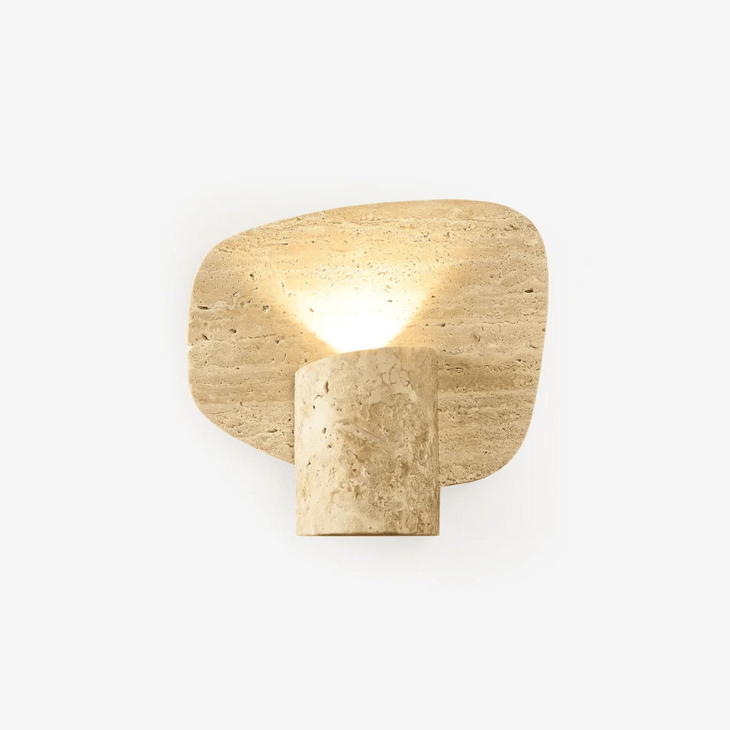 organic-travertine-cylinder-wall-light-anzaz-Yellow Travertine-1