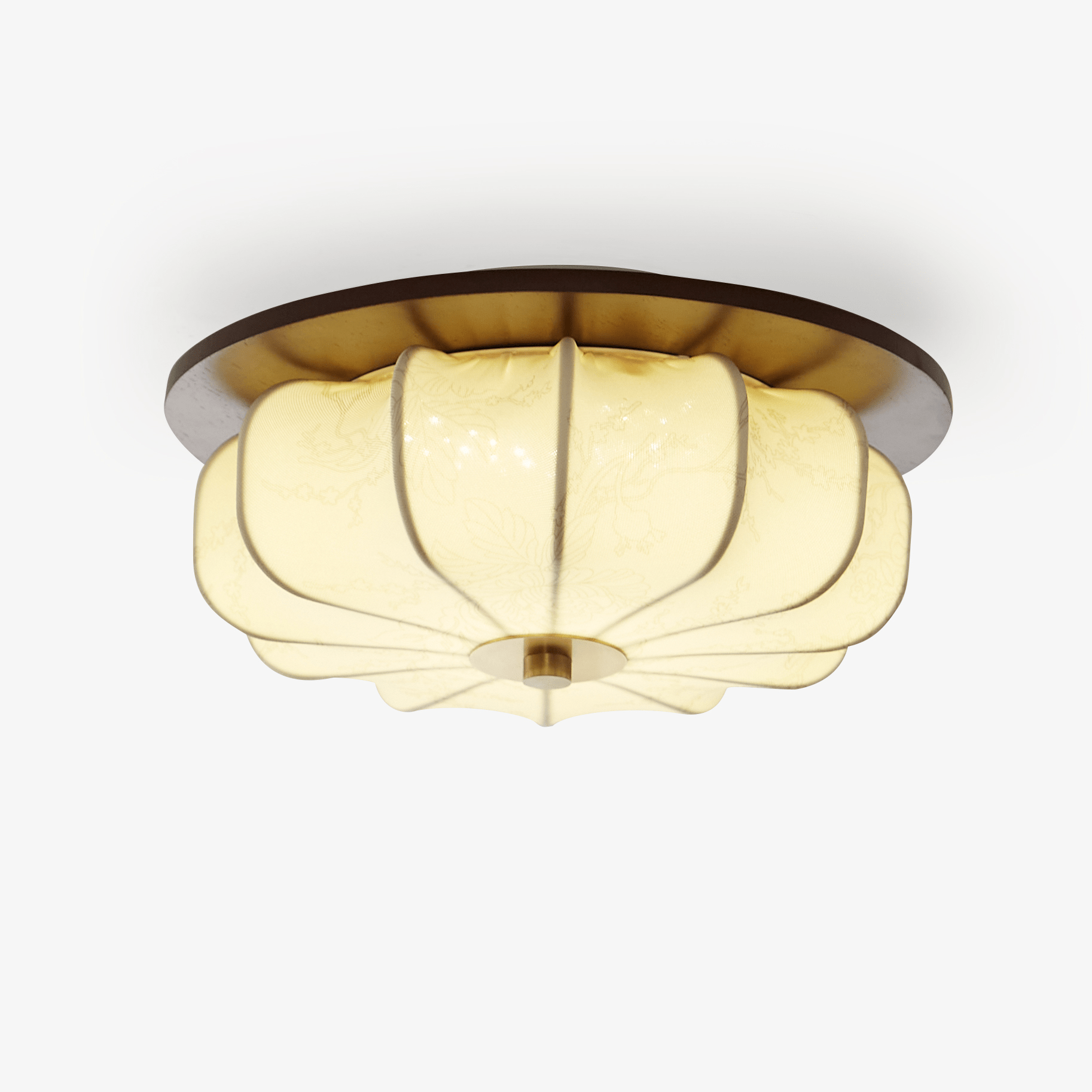 elowen-fabric-ceiling-light-anzaz-Walnut Color & White-1