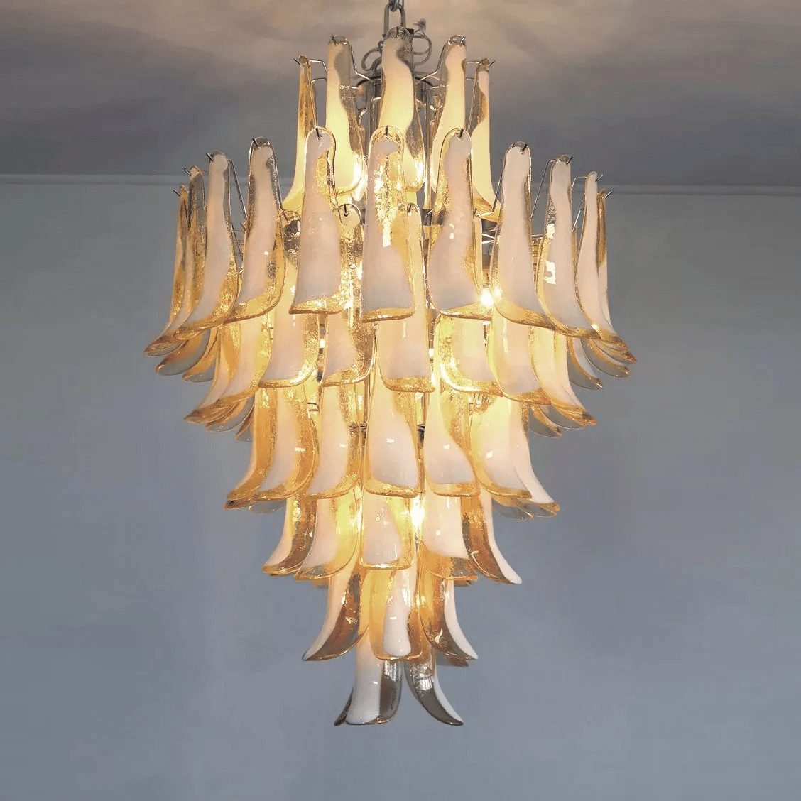 dravina-glass-petals-pendant-lamp-anzaz-Amber Cloud Glass & Copper-4