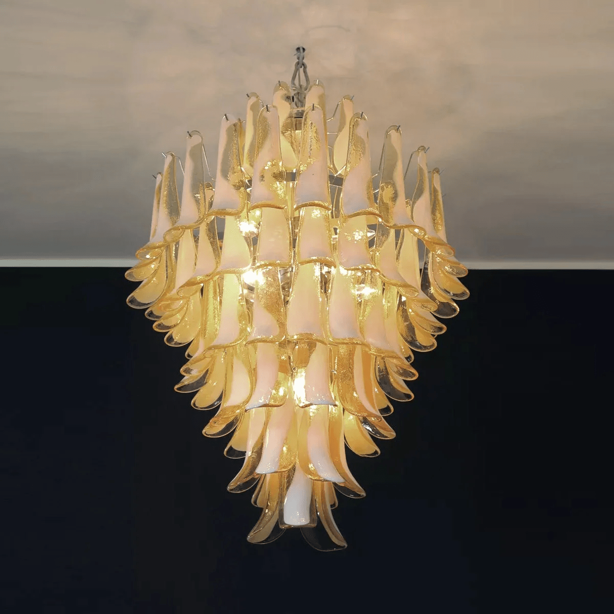 dravina-glass-petals-pendant-lamp-anzaz-White Cloud Glass & Copper-5