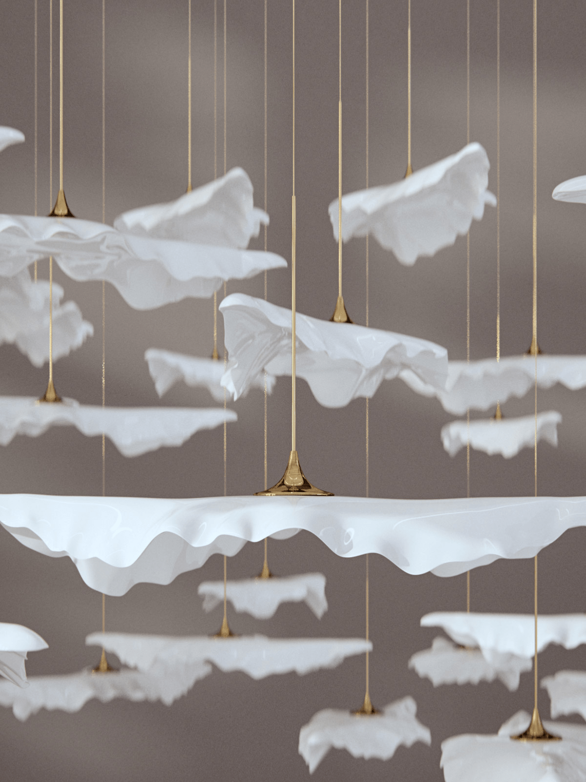 leaf-twisted-sculptural-chandelier-anzaz-No Ceiling Plate-5
