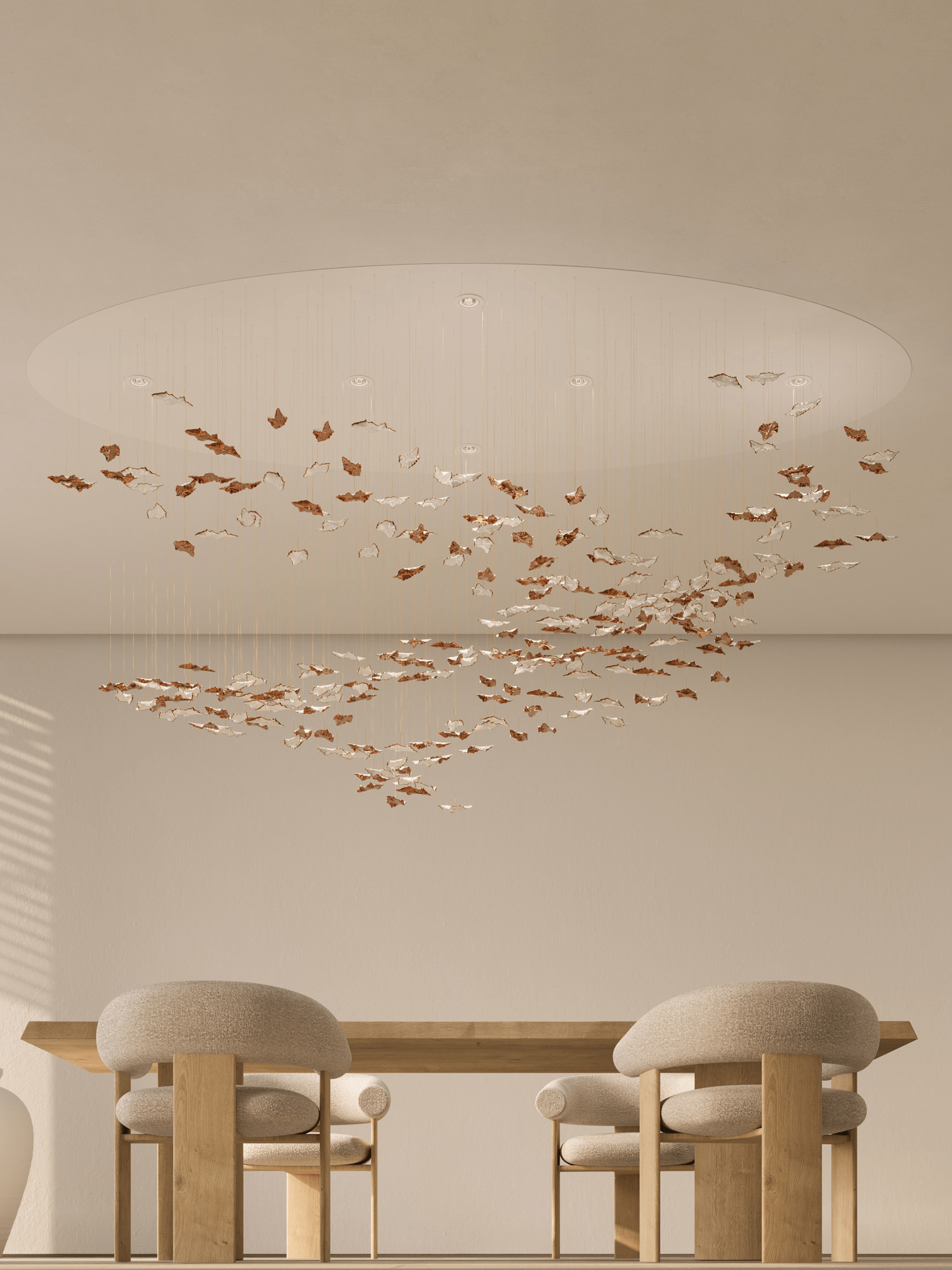 leaf-twisted-sculptural-chandelier-anzaz-No Ceiling Plate-3