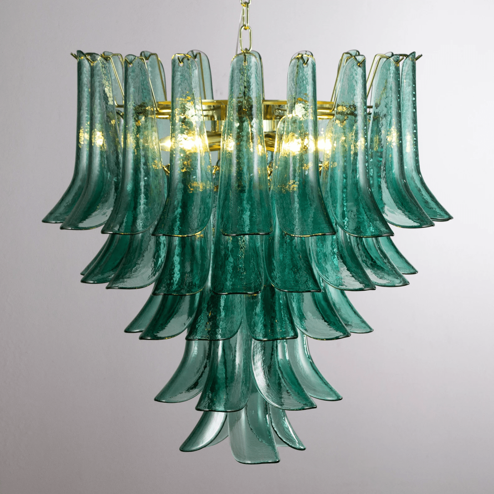 petali-chandelier-anzaz-Blue & Nickel-2