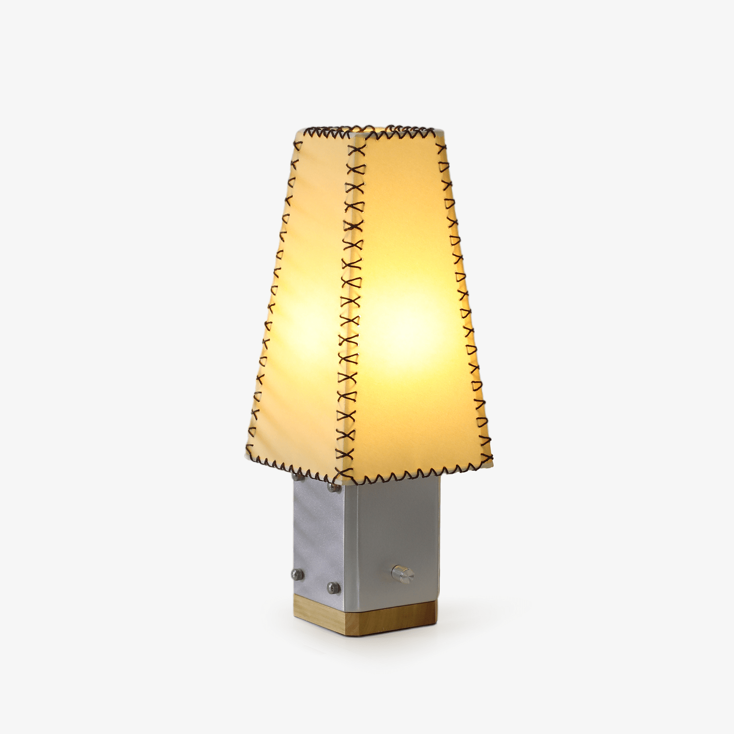 estela-table-lamp-anzaz-Sliver & Beige-1