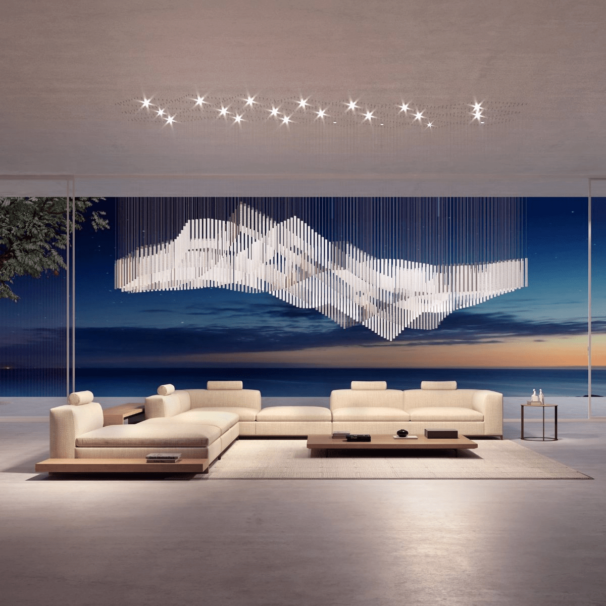 diamond-cloud-customize-chandelier-anzaz-No Ceiling Plate-5