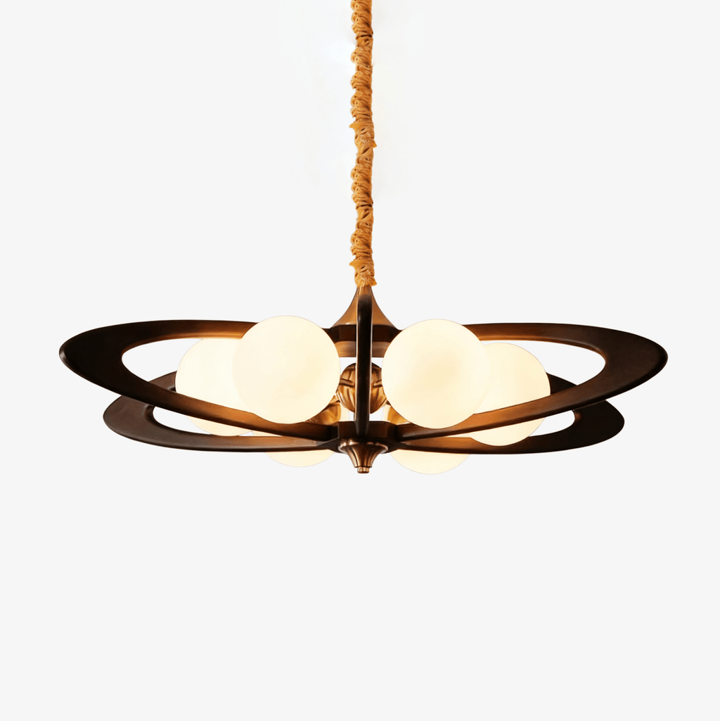 evadra-celeste-chandelier-anzaz-Walnut Wood & White-1