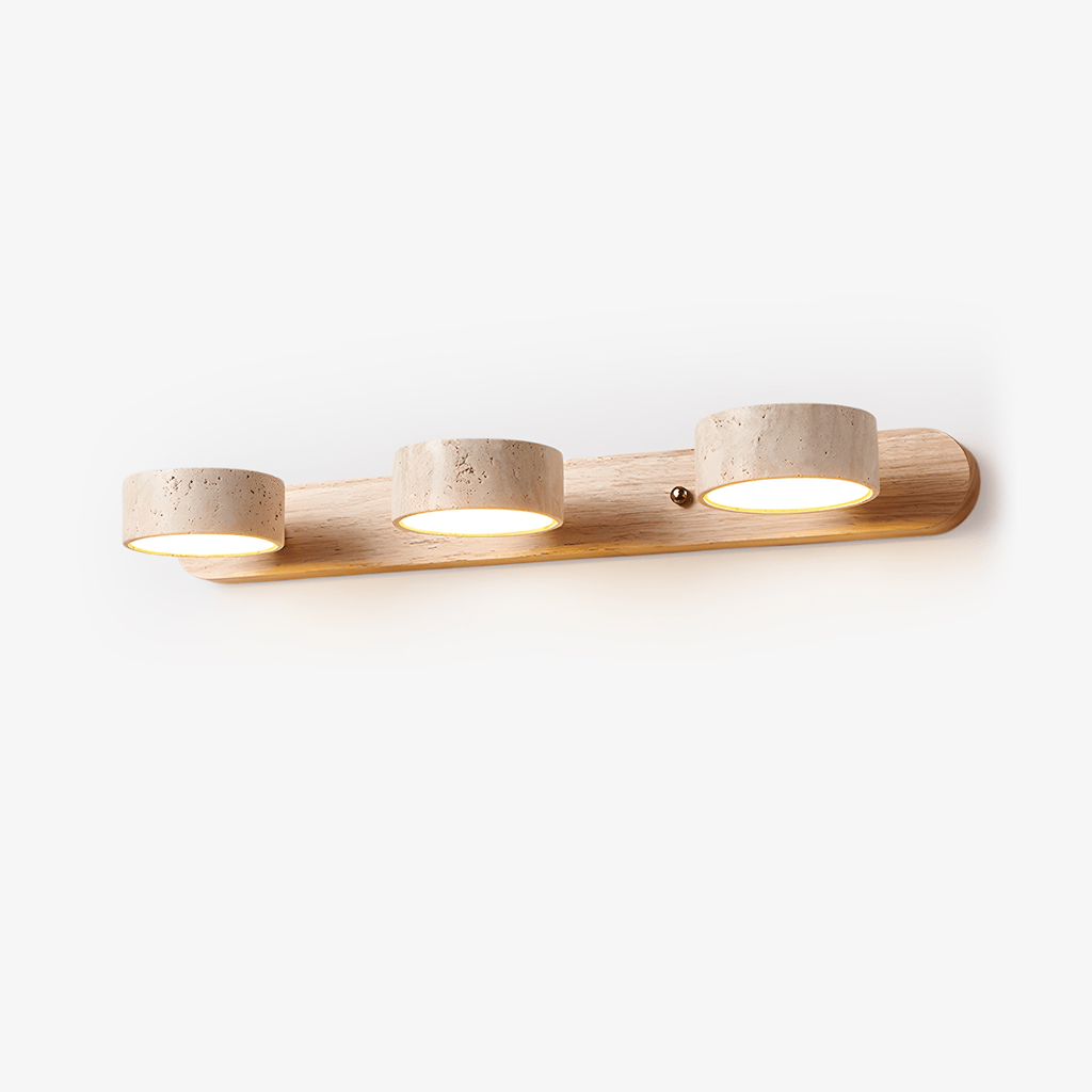 travertine-duo-rechargeable-wall-light-anzaz-Walnut Color & Yellow Travertine-1