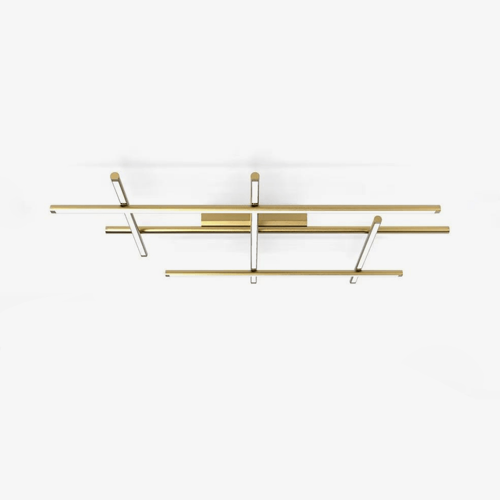 geometric-linear-ceiling-lamp-anzaz-Gold & White-1