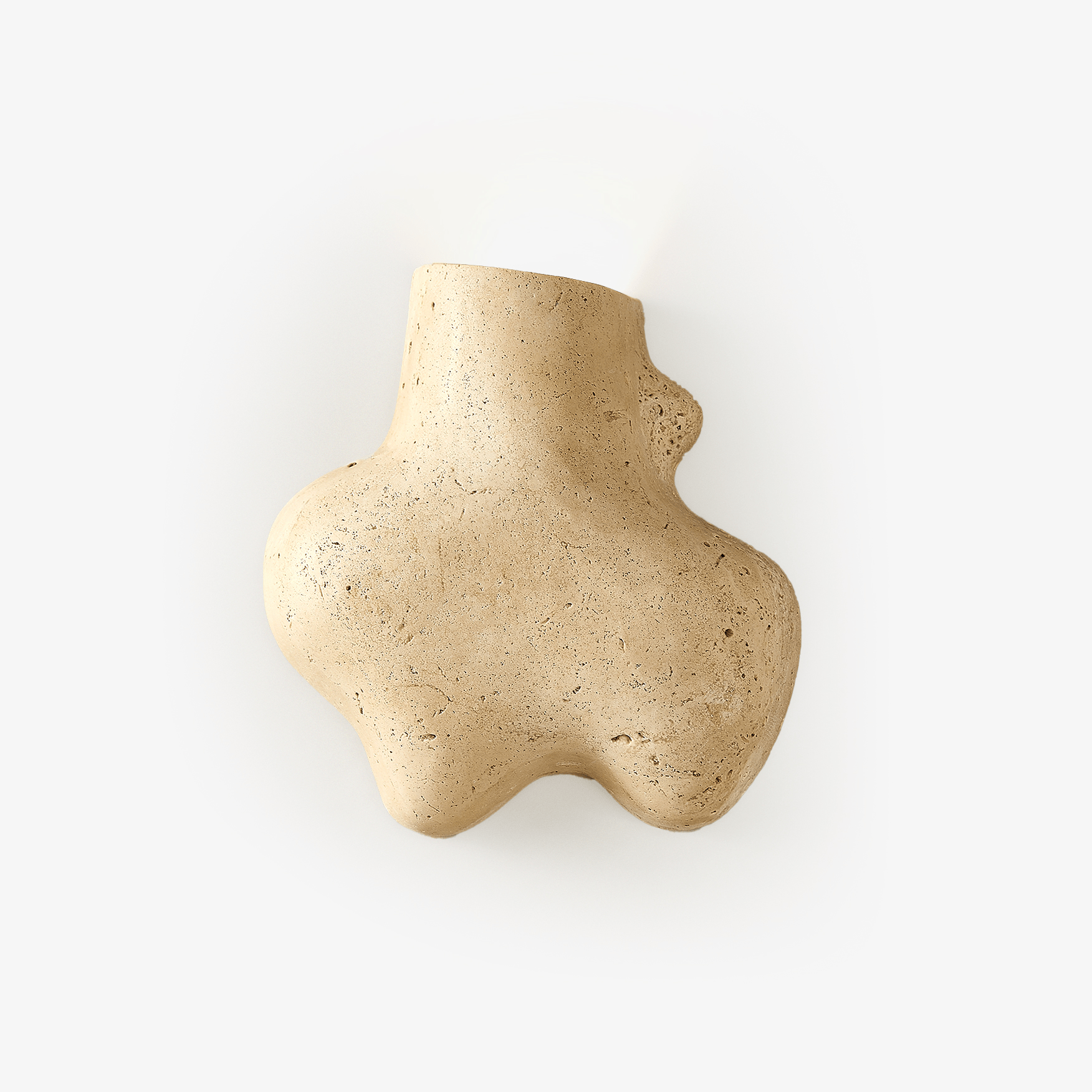 travertine-abstract-wall-lamp-anzaz-Yellow Travertine-1
