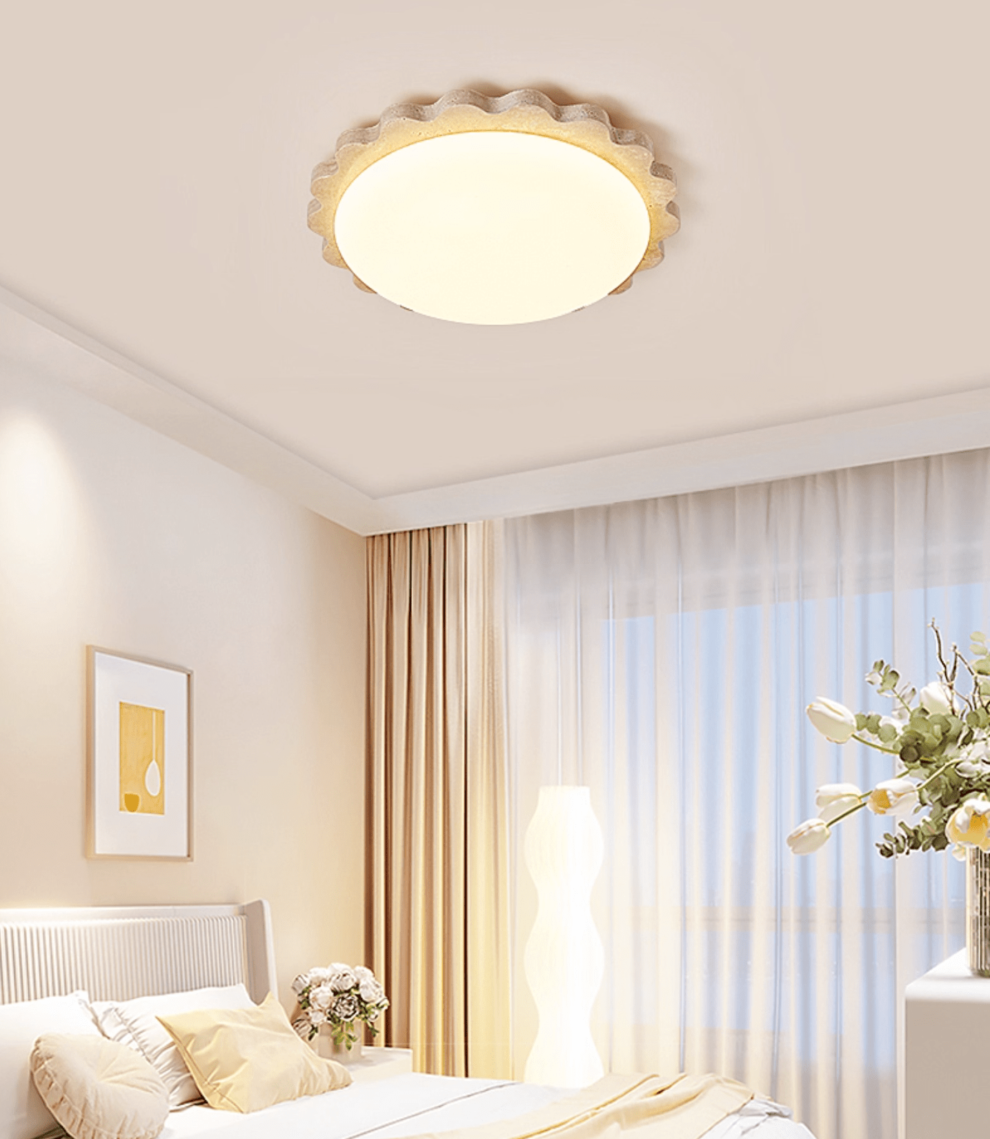 travertine-scallop-edge-ceiling-light-anzaz--11