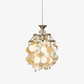 shell-disc-pendant-light-anzaz-Nickel & Amber-1